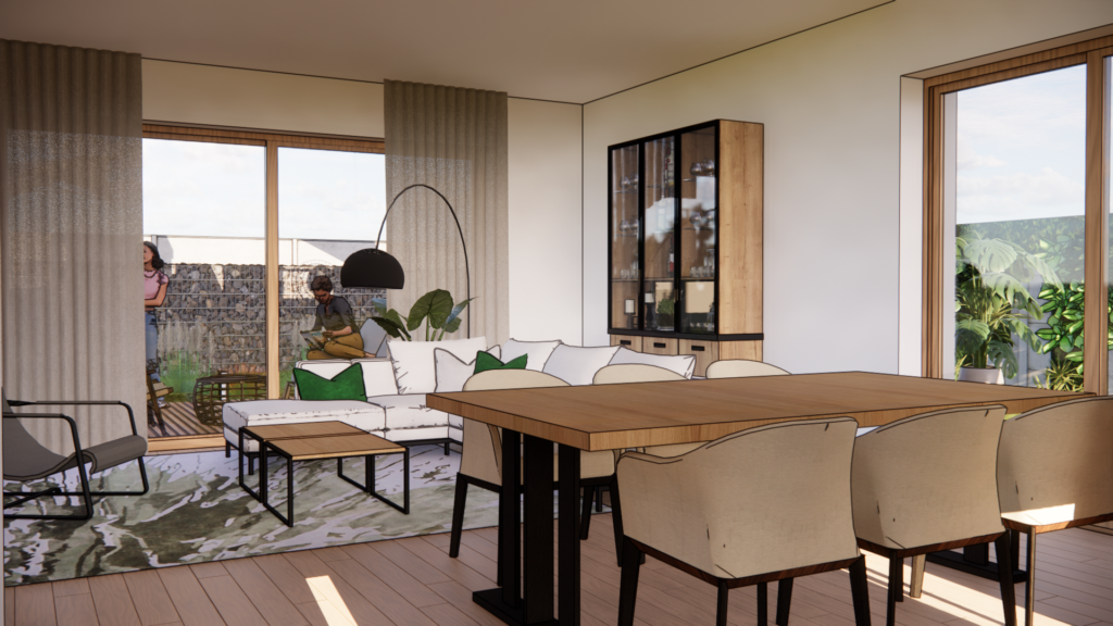 projekt wnętrza domu jednorodzinnego